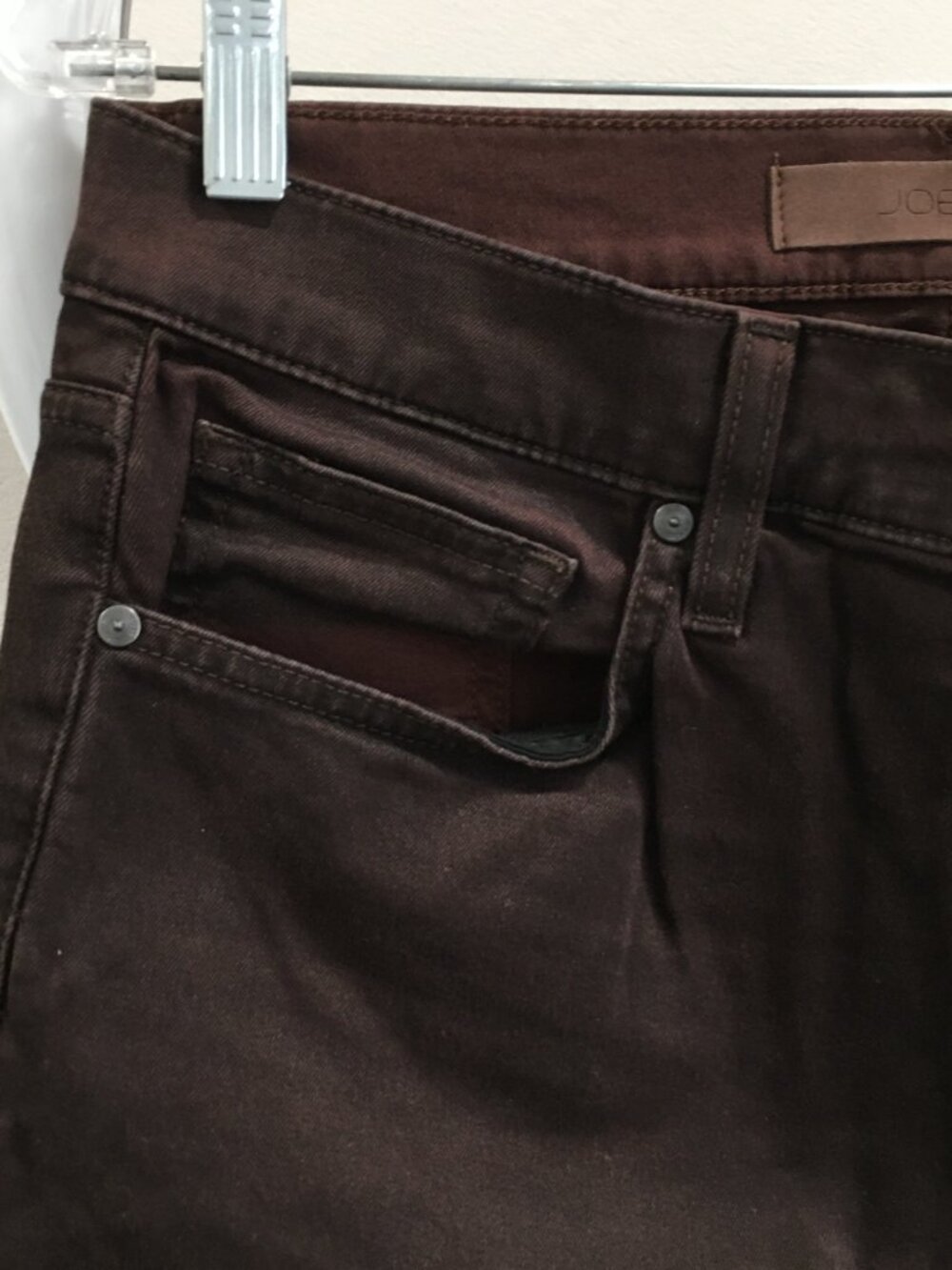 JOE'S JEANS Russet Wash 5 Pocket Styling Logo Hardware Denim Jeans - Picture 6 of 11